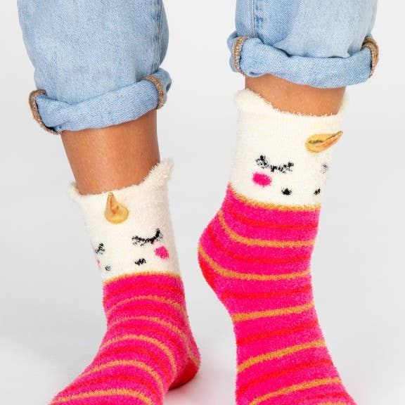 Care & Share Giftware - Wholesale - Cozy Sock Unicorn1