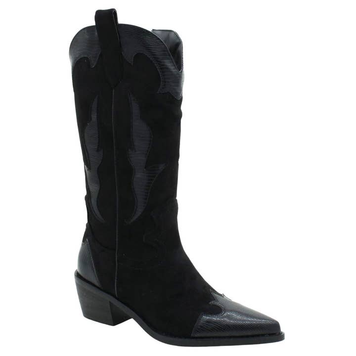 Azarey - Wholesale Cowboy Boots - Women's - Cowboy boot with reptile texture 462K083