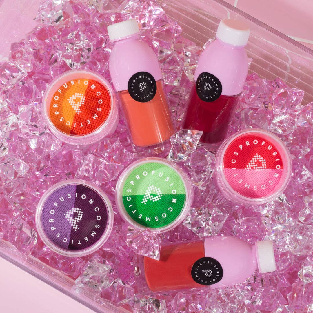 Profusion Cosmetics - Wholesale Lip Stain/Dye/Tint - I 🖤 Boba - 3-Piece Long-Wearing Hydrating Water Lip Tint3