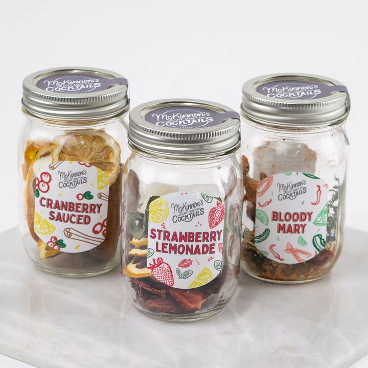 Vodka 3 ct. Kit - Cranberry, Strawberry, Bloody Mary for wholesale by McKinnon's Dry Craft Cocktails