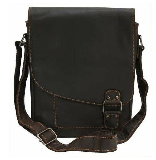 Greenwood Leather - Vente Sac porté épaule – unisexe - Sac à bandoulière en cuir Torquay - GW8366
