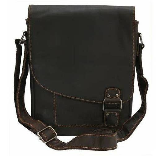 Greenwood Leather - Vente Sac porté épaule – unisexe - Sac à bandoulière en cuir Torquay - GW836