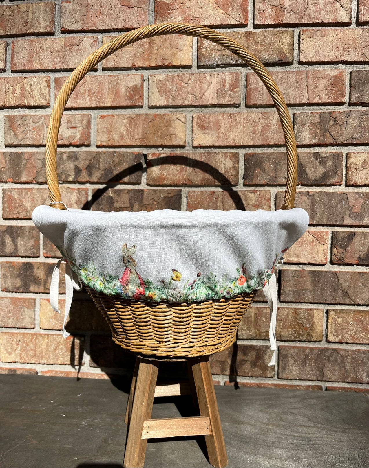 LoveFarmhouseCraft - Wholesale Basket - Kids & Baby - Rabbit Easter basket liner,easter basket liner boy or girl2