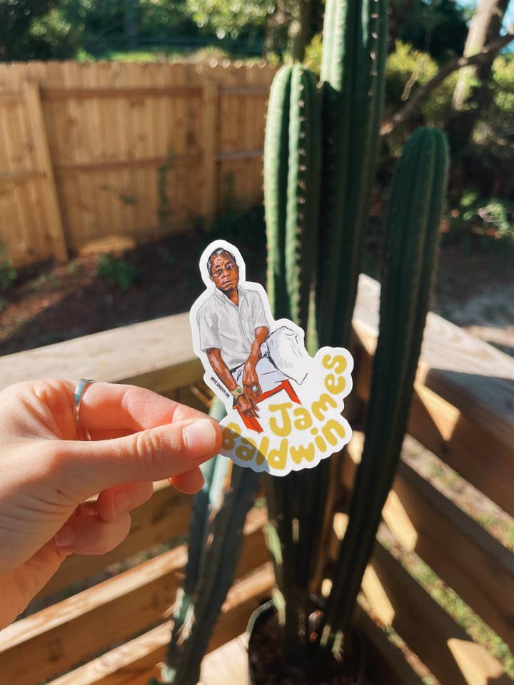 James Baldwin Sticker for wholesale by OneGroovyGal