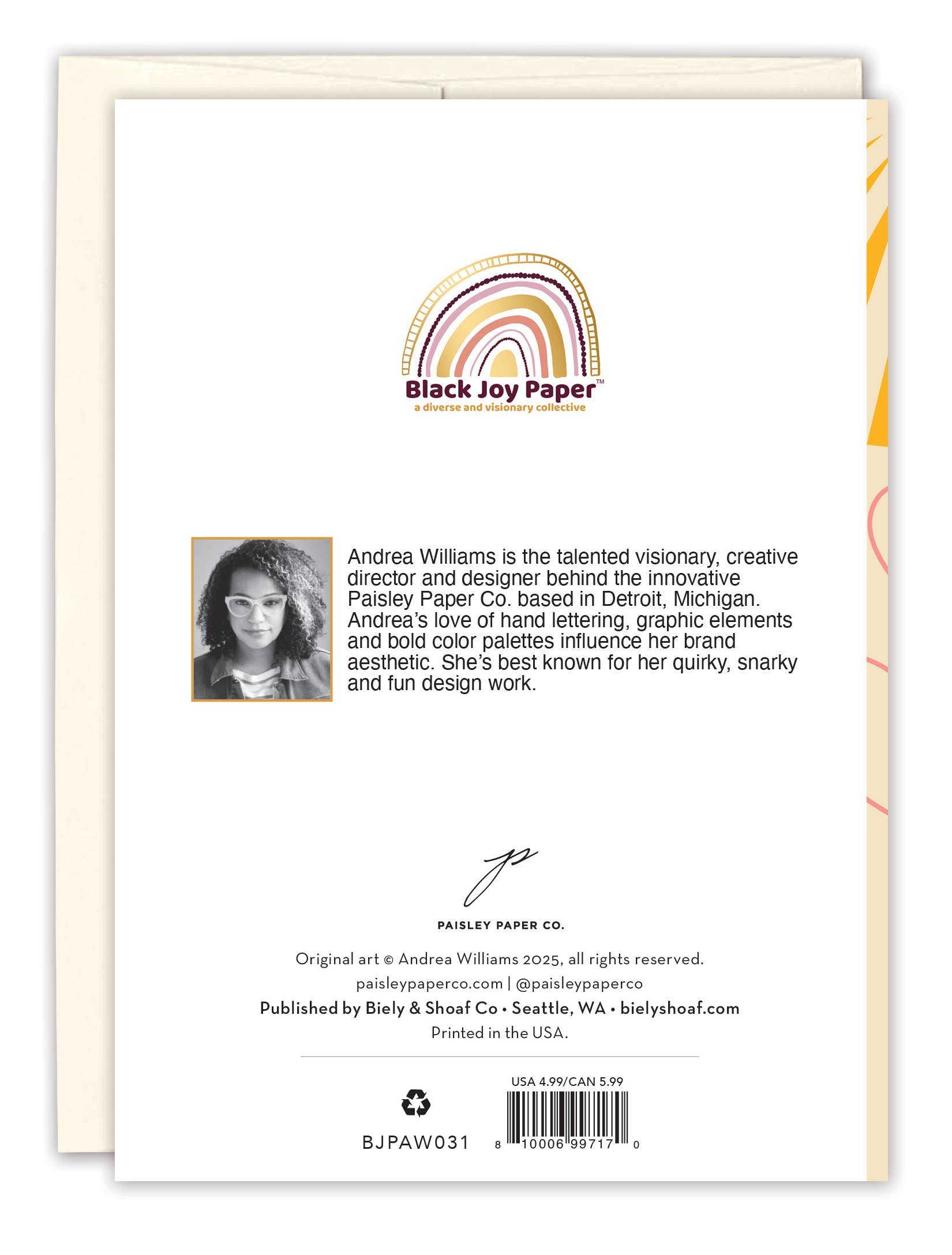 Black Joy Paper - Wholesale Birthday Card - Happy Birthday Sunshine Card2