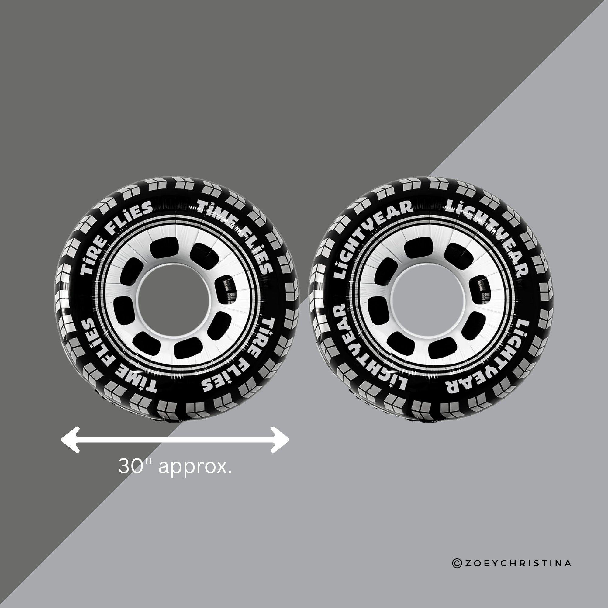 Zoey Christina - Wholesale Balloon - Tire Foil Balloon – Racing, Monster Truck & Car-Themed Party3