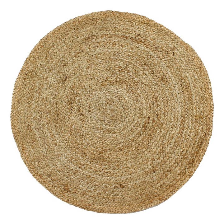 11547 - 35" D jute braided rnd rug, ntrl Thanks for wholesale by Devanie At Home (Formerly Adams & Co.)