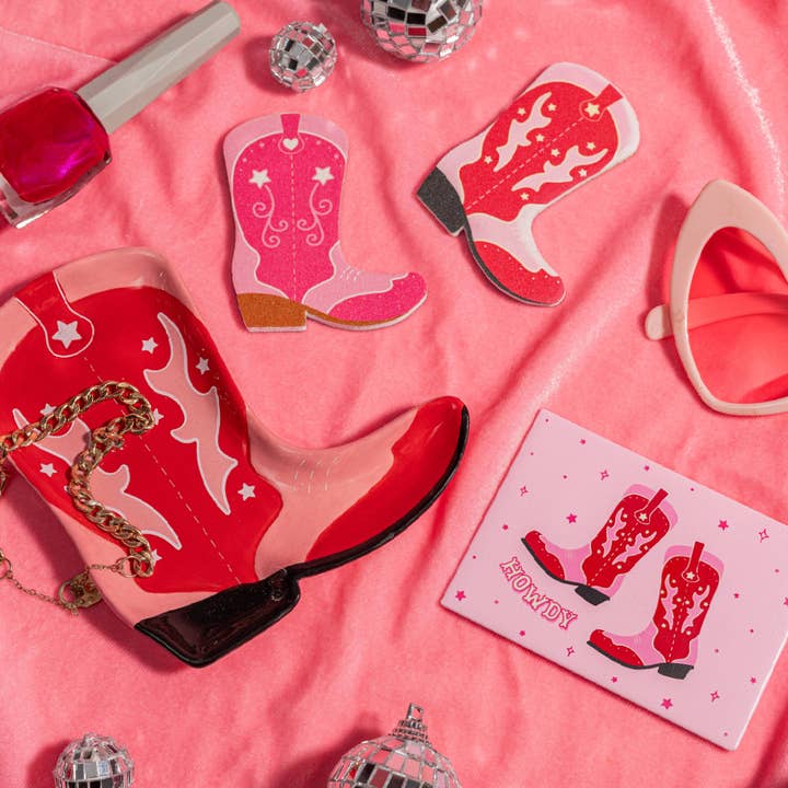 Sass & Belle Europe - Vente Lime à ongles - Limes à ongles en forme de bottes de cowboy2