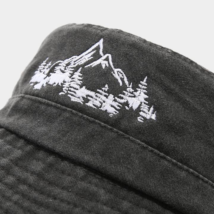 ACCITY - Wholesale Bucket Hat - Unisex - Vintage Wide Brim Sun Hat for Hiking & Camping_CWAH38875