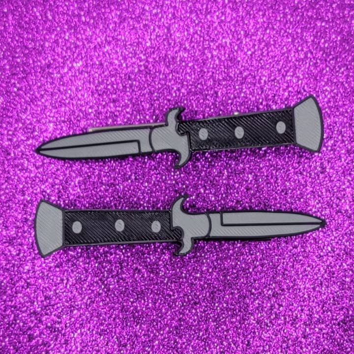 Springkniv Hårspænder for engroshandel hos Printy Vibes