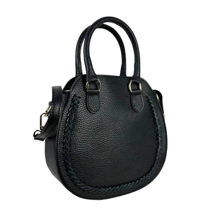 Chenson & Gorett - Vendita all'ingrosso Borsa con manico - Donna - Borsa in pelle con 2 manici corti, tracolla regolabile e rimovibile, tasca posteriore - Chenson & Gorett0