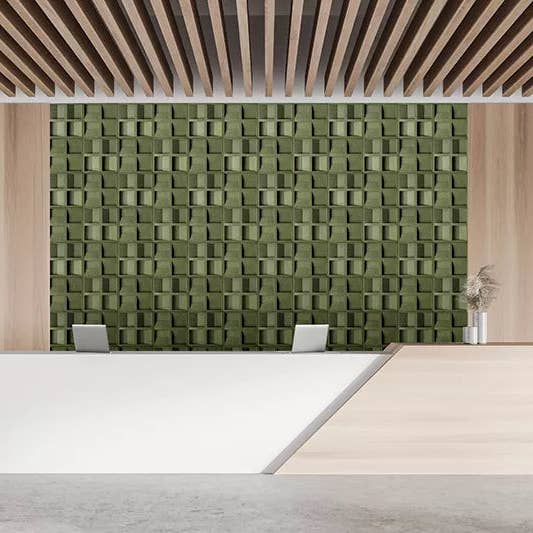 Dekostyl - Wholesale Wall Accent - 3D Wall Panels Cork Acoustic Panels Concave