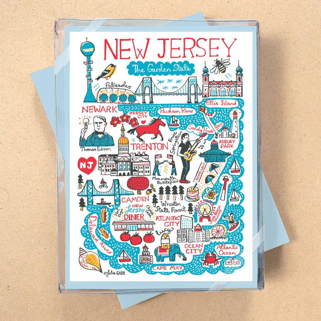 Allport Editions - Vendita all'ingrosso Set di cartoleria/cancelleria - Serie di Carte in Scatola Statescapes - scopri tutti i 29 Stati!16