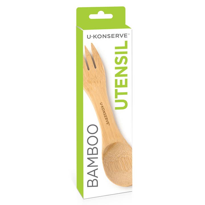 Fenigo Inc - Wholesale Assorti bestekset - Ukonserve Bamboo Spork toonbankdisplay (10 stuks)