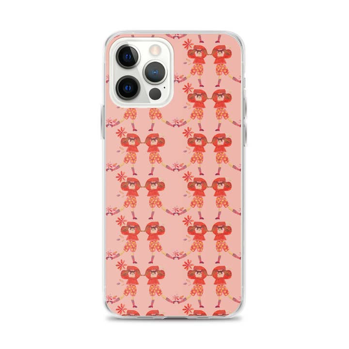 Dancing Besties with their Daisies iPhone® Case for wholesale by Home with Lola