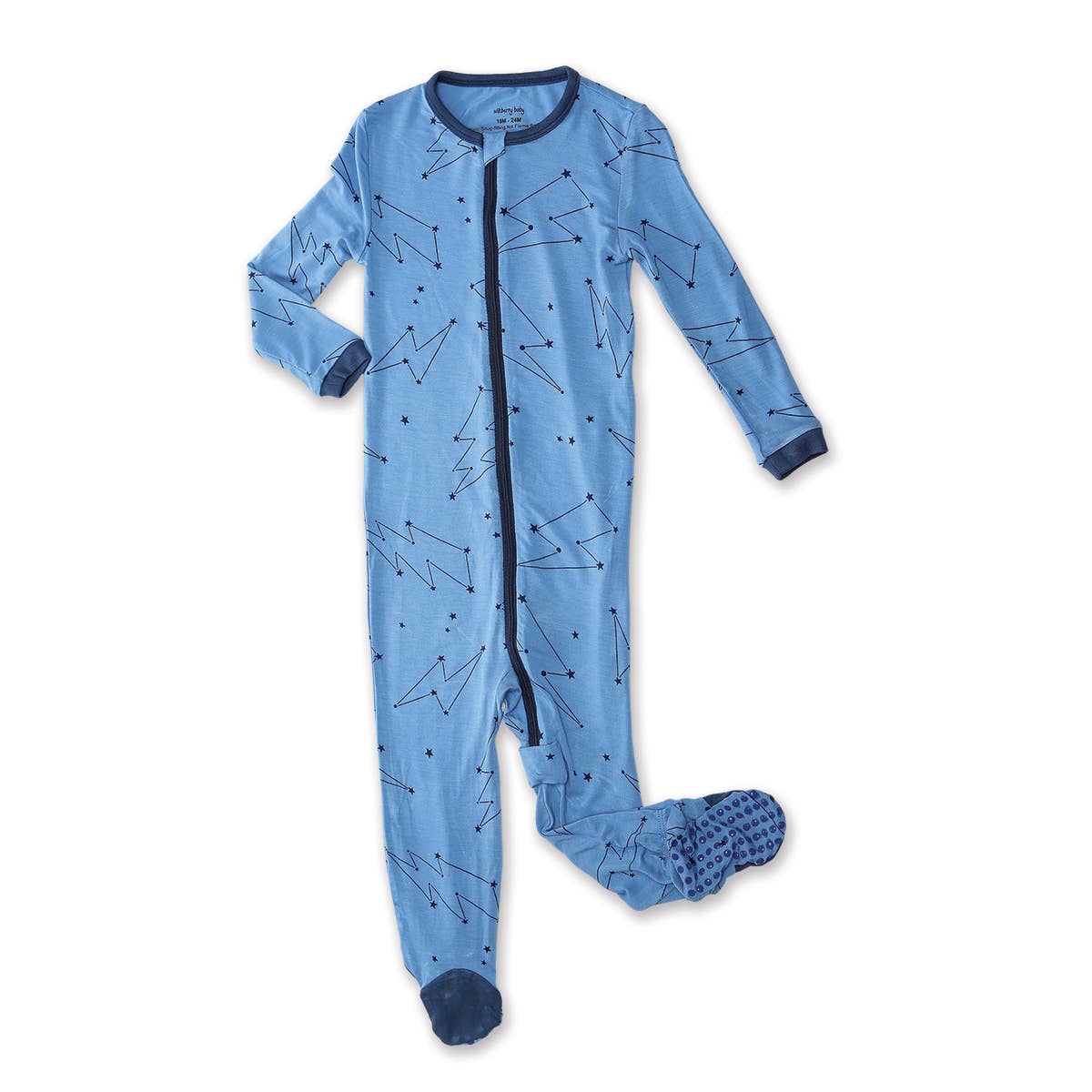 Silkberry Baby - Wholesale Sleepsuit – Baby - Bamboo Zip-up Footed Sleeper (print)