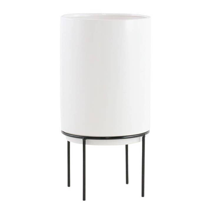 Jemina Mid-Century Planter for wholesale by Aspire Home Accents