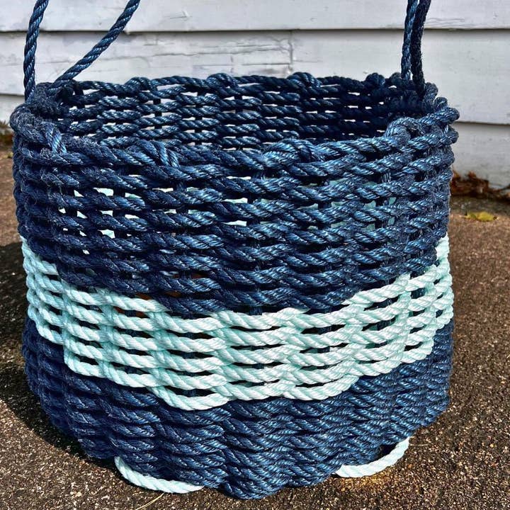 Wicked Good Doormats - Wholesale Basket - Wicked Good Lobster Rope Basket Oversized, 18" x 13"