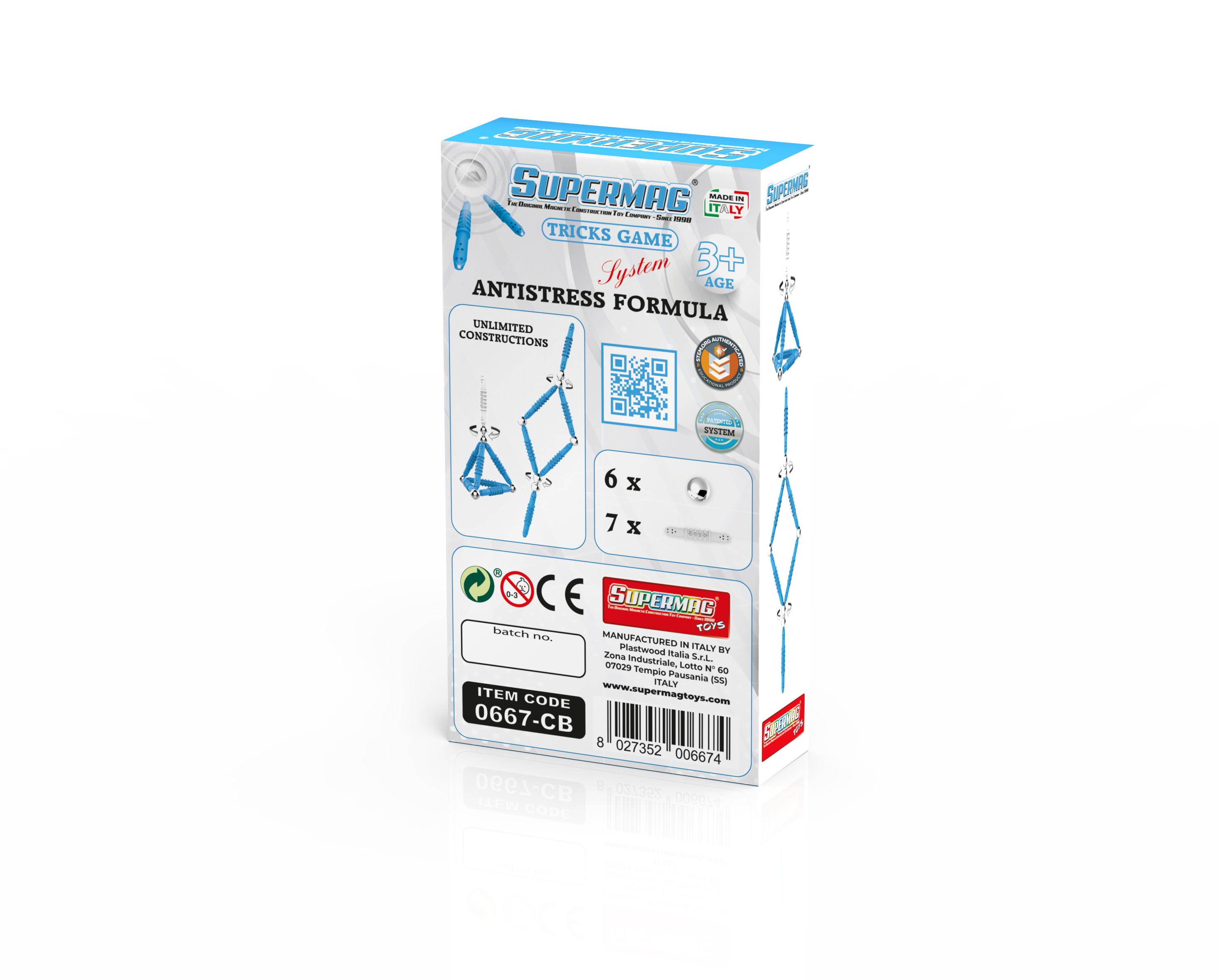 Plastwood Italia - Supermag Toys - Wholesale Classic Toy - Kids - SUPERMAG TRICK GAME SYSTEM - FULL COUNTER DISPLAY8