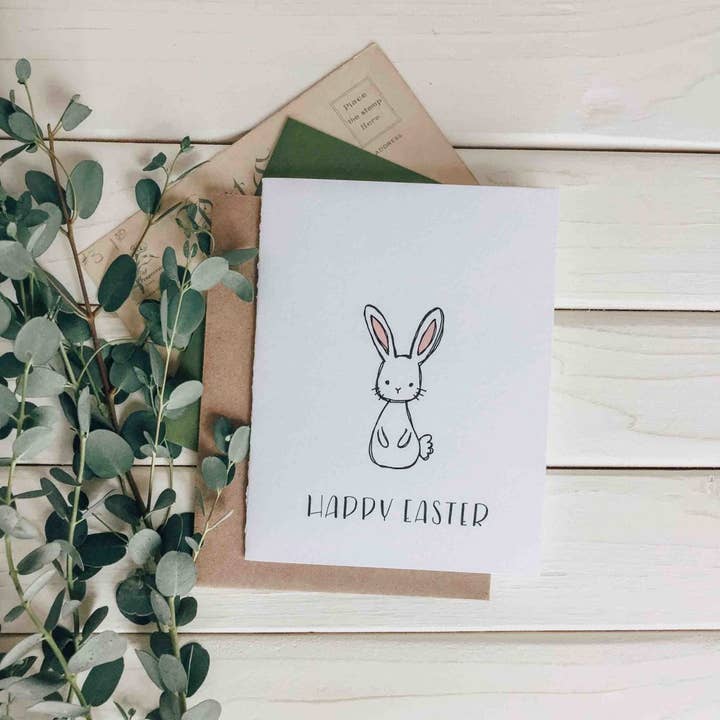 Tarjeta de felicitación de conejito de Pascua para venta al por mayor de Optical Lift, LLC