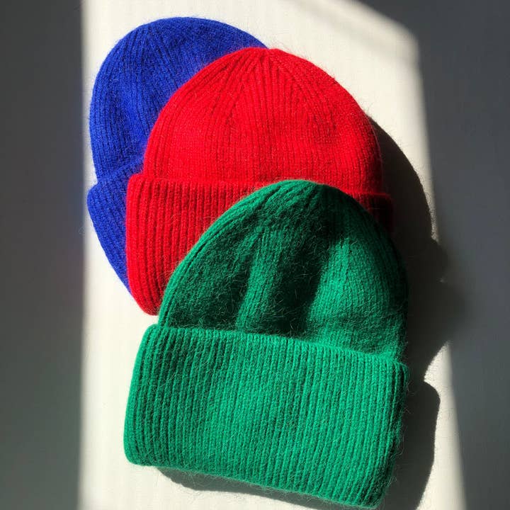 Billy Bamboo - Wholesale Beanie - Women's - ROYAL ANGORA WOOL BEANIE - crystal brights