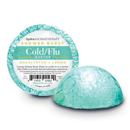 hydra - Wholesale Shower Steamer/Bomb - Shower Burst® Jar Set in Cold/Flu Buster1