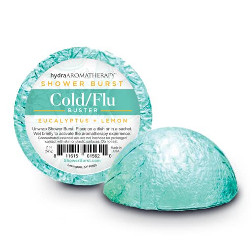 hydra - Wholesale Shower Steamer/Bomb - Shower Burst® Jar Set in Cold/Flu Buster1