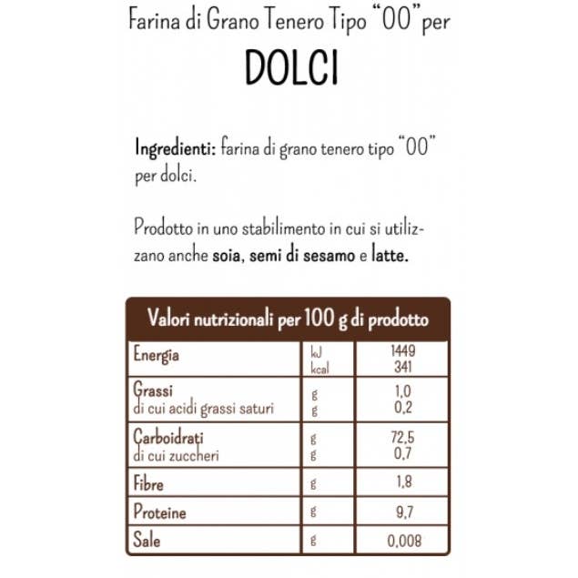 Molino Rossetto – wholesale Flour – FLOUR FOR CAKES - 1KG2