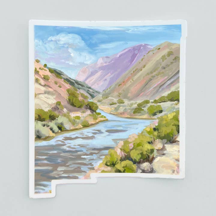 New Mexico Sticker for wholesale by Danika Ostrowski Art + Design