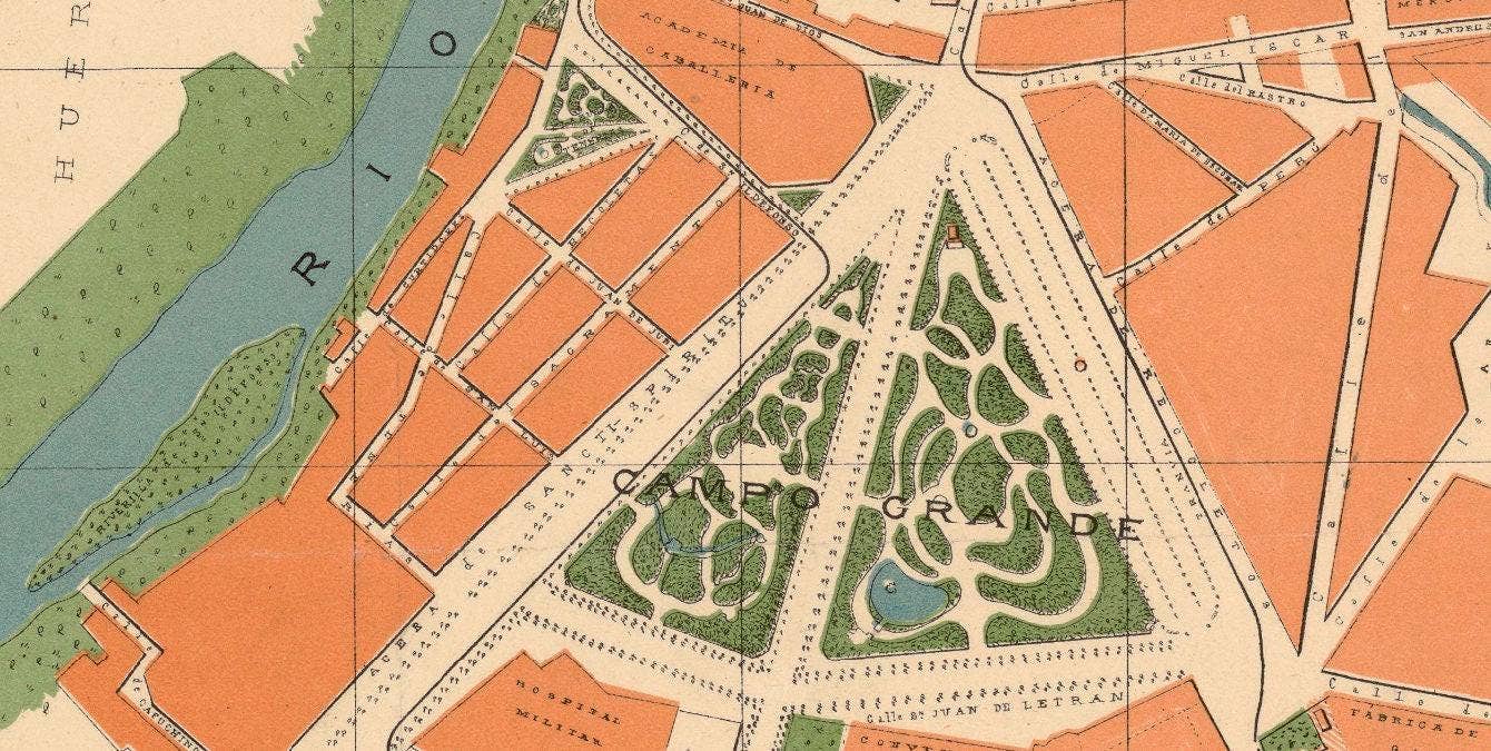 OldCityPrints - Old Maps and Posters - Wholesale Map - Old Map of Valladolid 1906 Spain Espana Mapa de Valladolid | Vintage Map Wall Art Print2