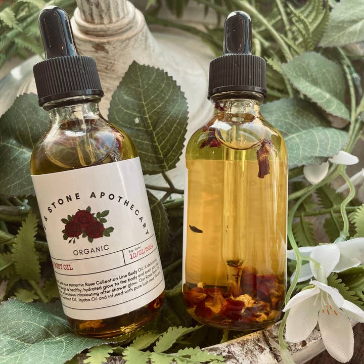 Sage & Stone Apothecary - Wholesale Bath/Body Oil - Rose Oil