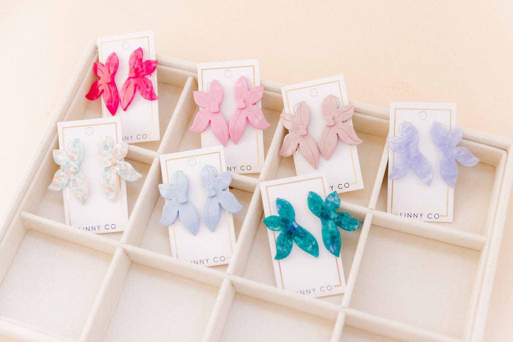 LINNY CO - Wholesale Dangle Earrings - Fern Statement Earrings - Mystic Lagoon7