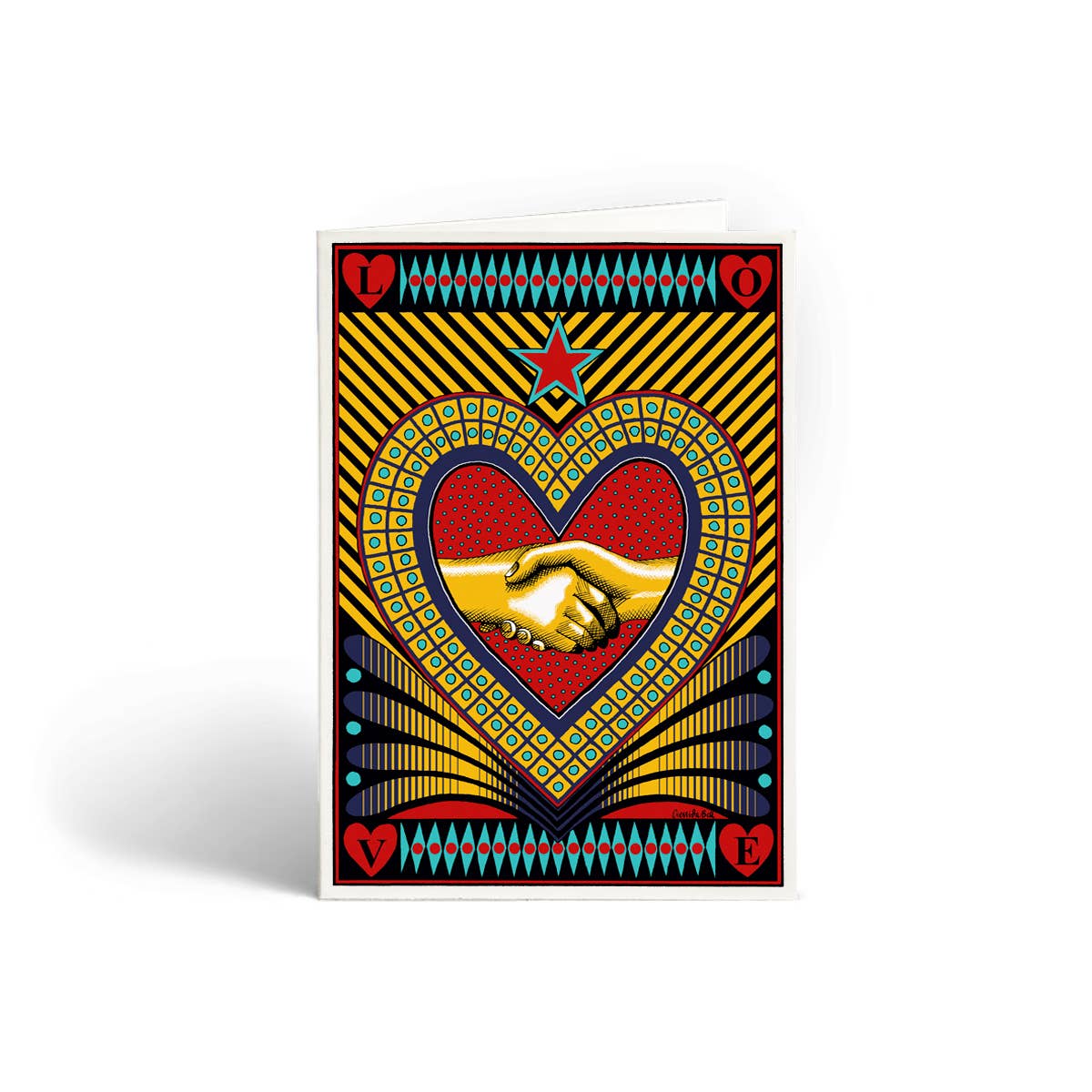 Cressida Bell - Wholesale Valentine's Day Card - Hearts & Hands Greetings Card