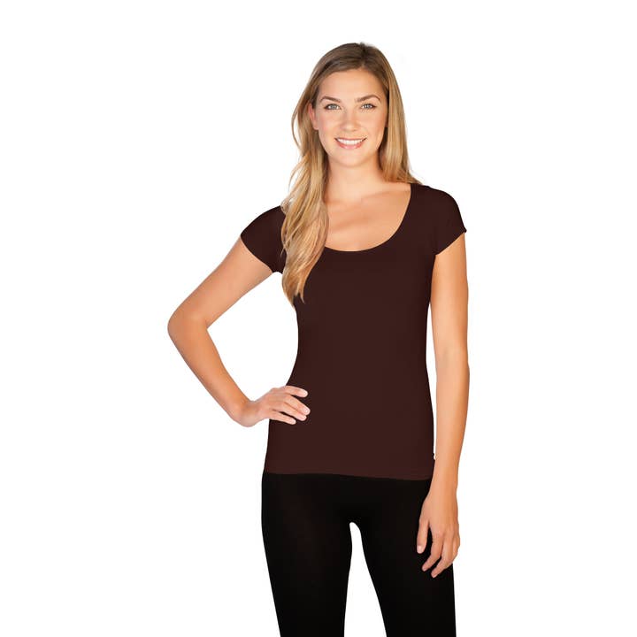 Skinnytees - Wholesale T-Shirt - Women's - Cap Sleeve Tee3