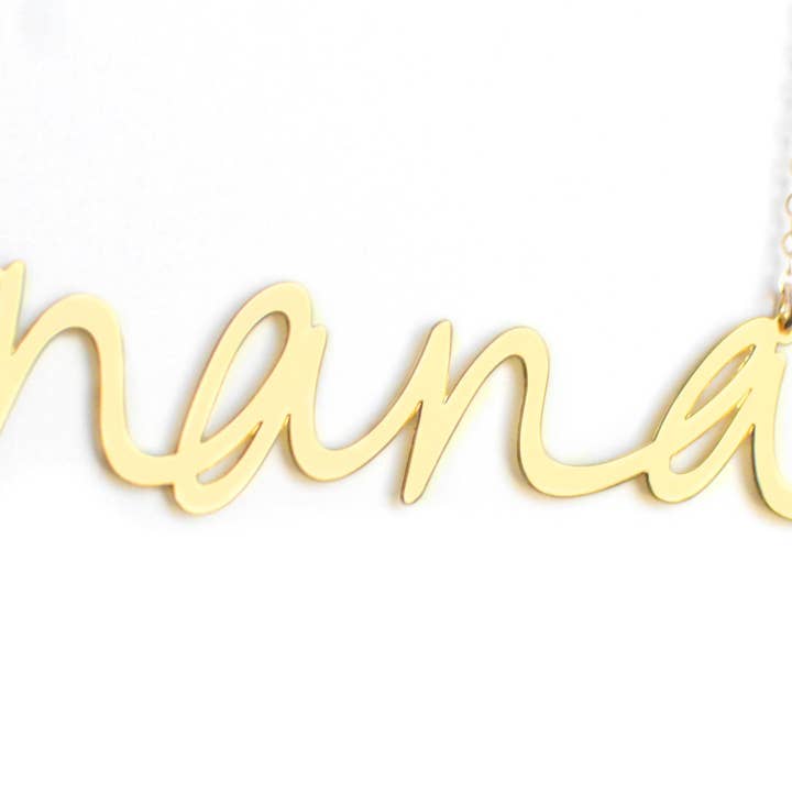 Nana Empowering Pendant Charm Necklace for wholesale by Brevity.