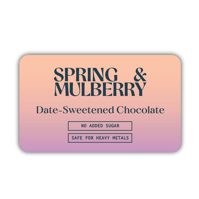 Spring & Mulberry - Wholesale Retailer Shelf Talker - Spring & Mulberry Shelf Talker