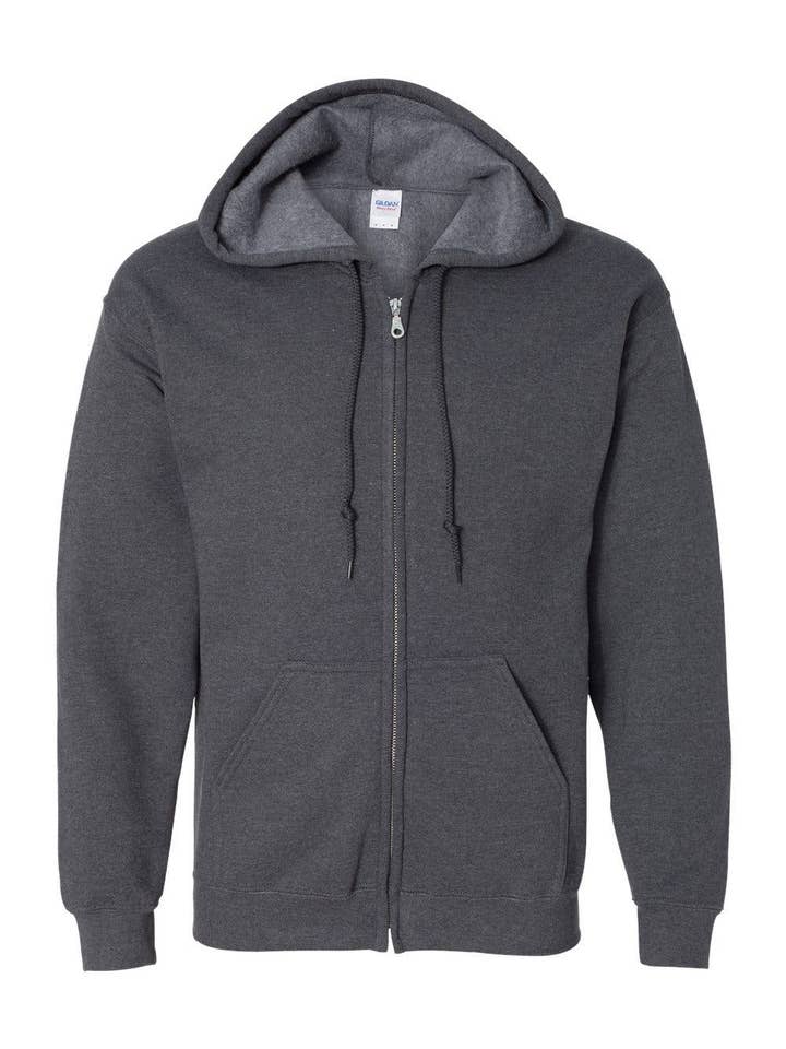 Eleven Fashion – Großhandel Hoodie – Herren – Gildan - Kapuzensweatshirt mit durchgehendem Reißverschluss aus Heavy Blend4
