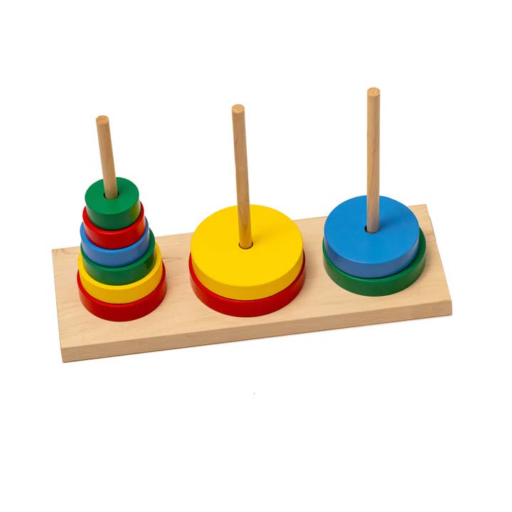 Brain Game Khanoi Tower for wholesale by Komarov Toys