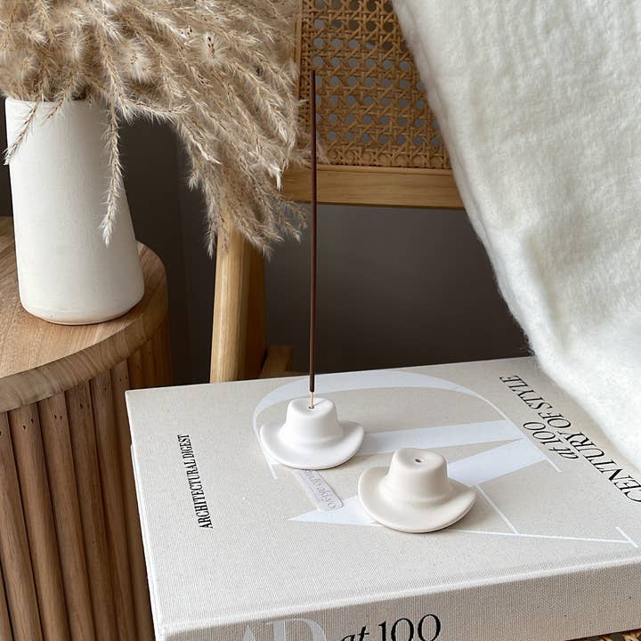 Studio Akiyo - Wholesale Incense Holder - Cowboy Hat Incense Stick Holder | Minimalist Incense Burner