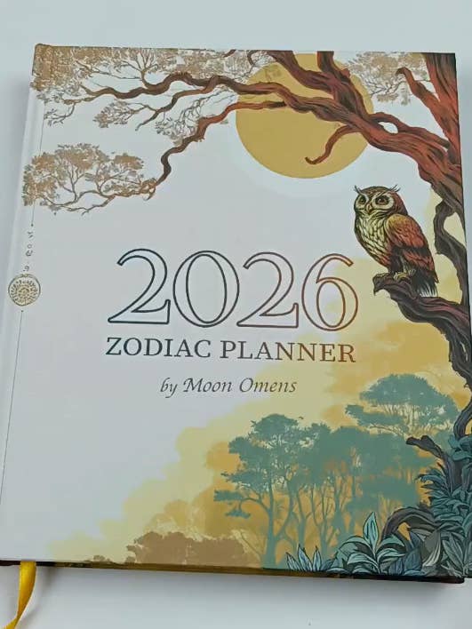 2026 Zodiac Planner for wholesale by MOON OMENS