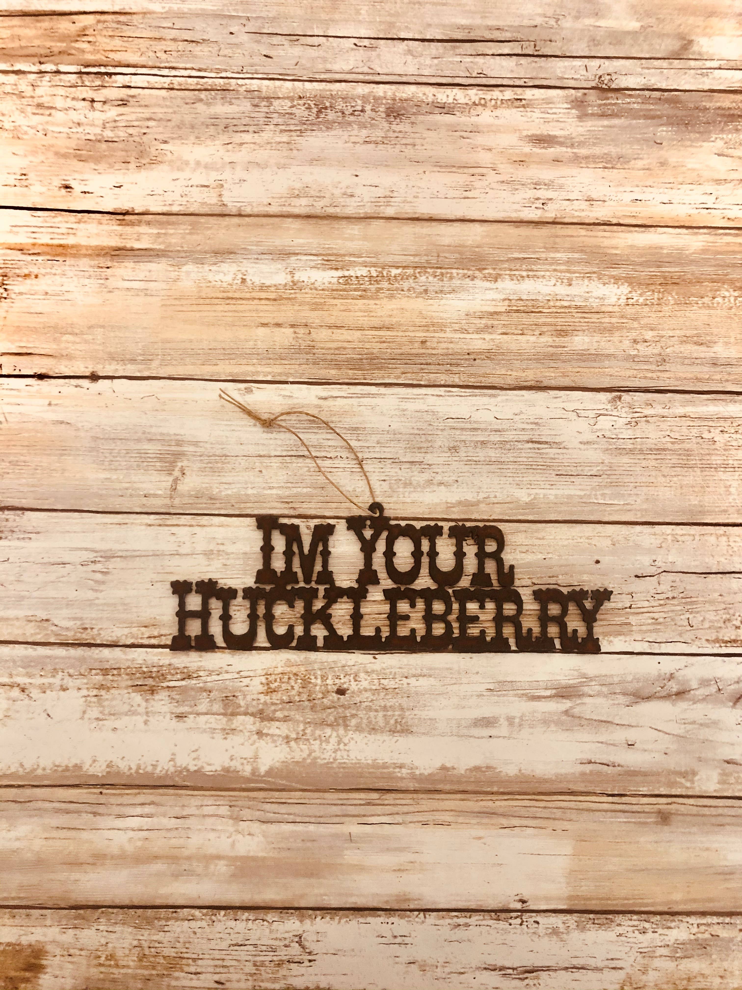 Universal Ironworks USA - Vente Objets de décoration - I 'm your Huckleberry Western Ornement1