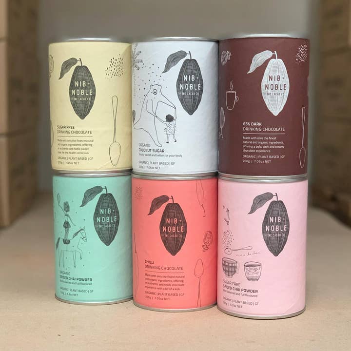 Prana Chai - Wholesale Hot Cocoa Mix/Kit - 200g Organic Drinking Chocolate 40% Cacao9