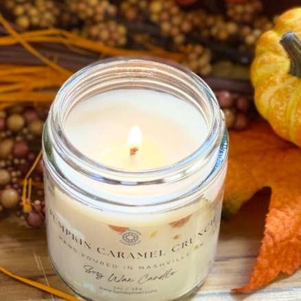 Pumpkin Caramel Crunch Candle for wholesale by LumiByMari
