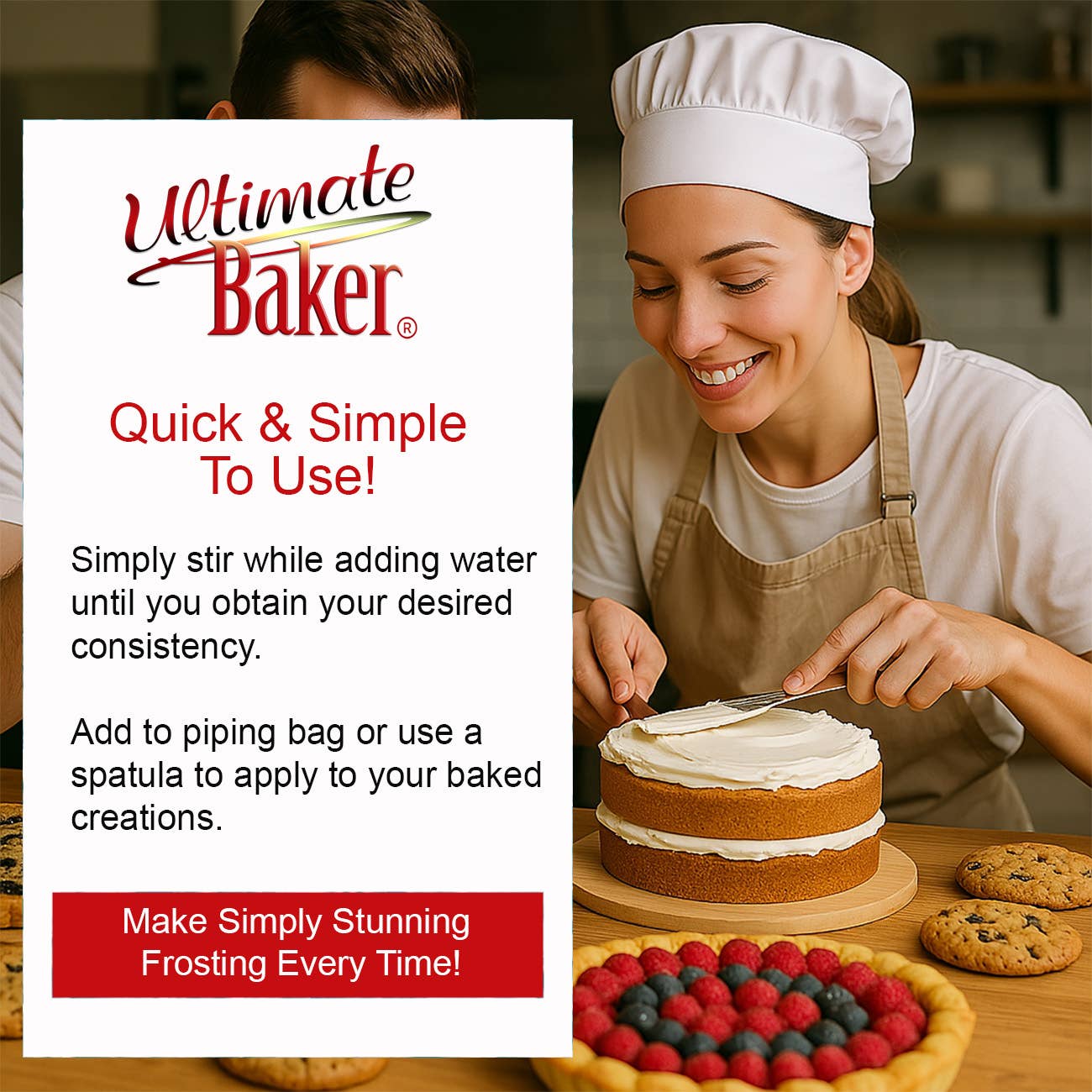 Ultimate Baker - Wholesale Icing - Ultimate Baker UltraFrosting Lemon Bliss (1x4oz) 2