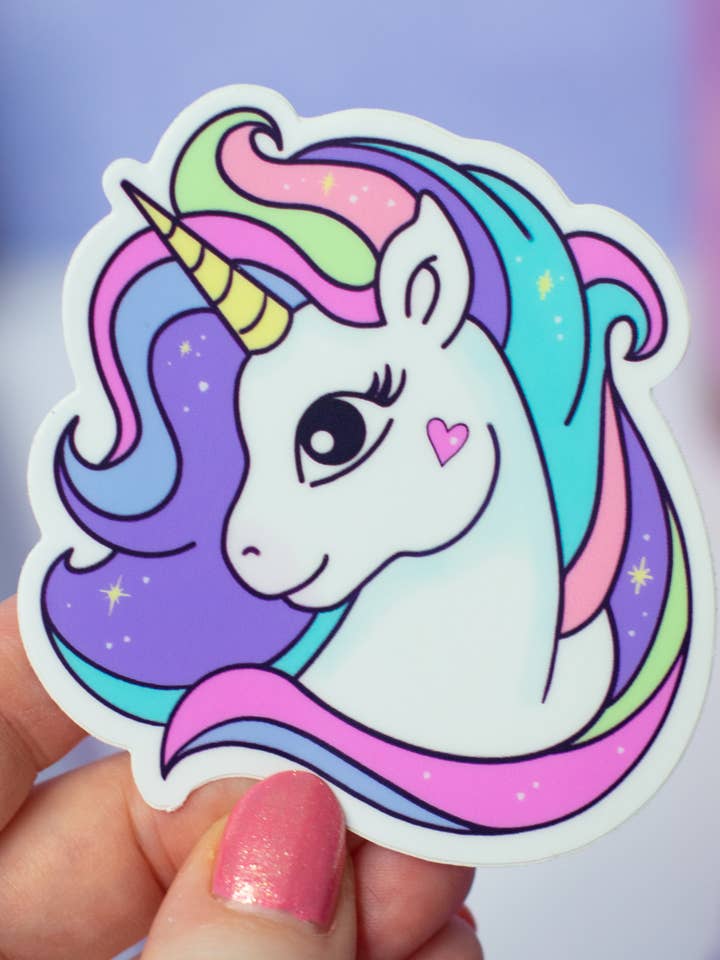 Unicorn Vinyl Sticker for wholesale by Kate & Kris