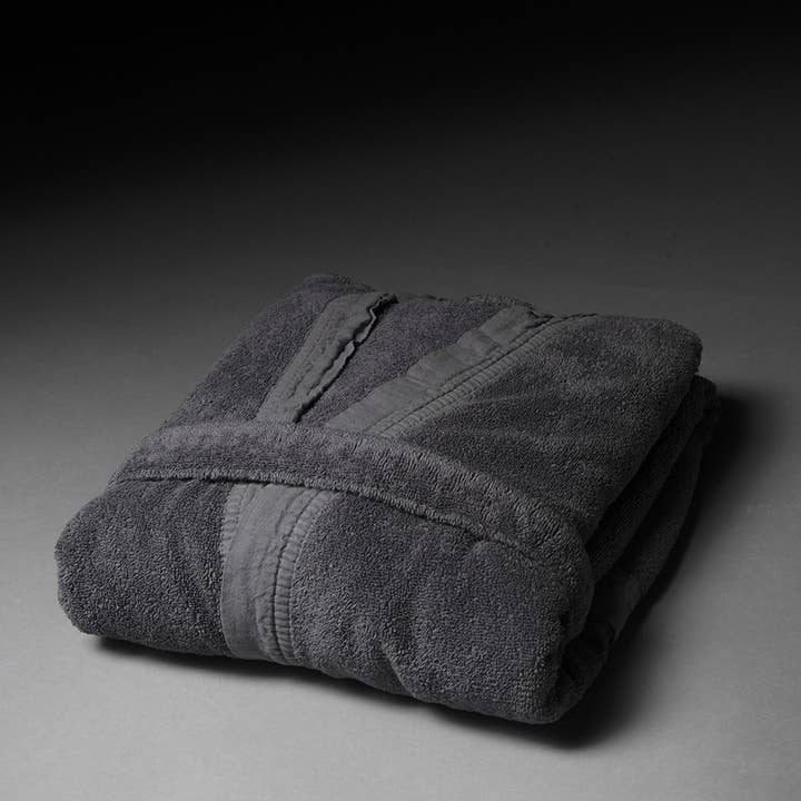 UNOCASADESIGN – Großhandel Bademantel – Unisex – Stone-Washed Baumwoll-Kimono-Bademantel aus Leinen2