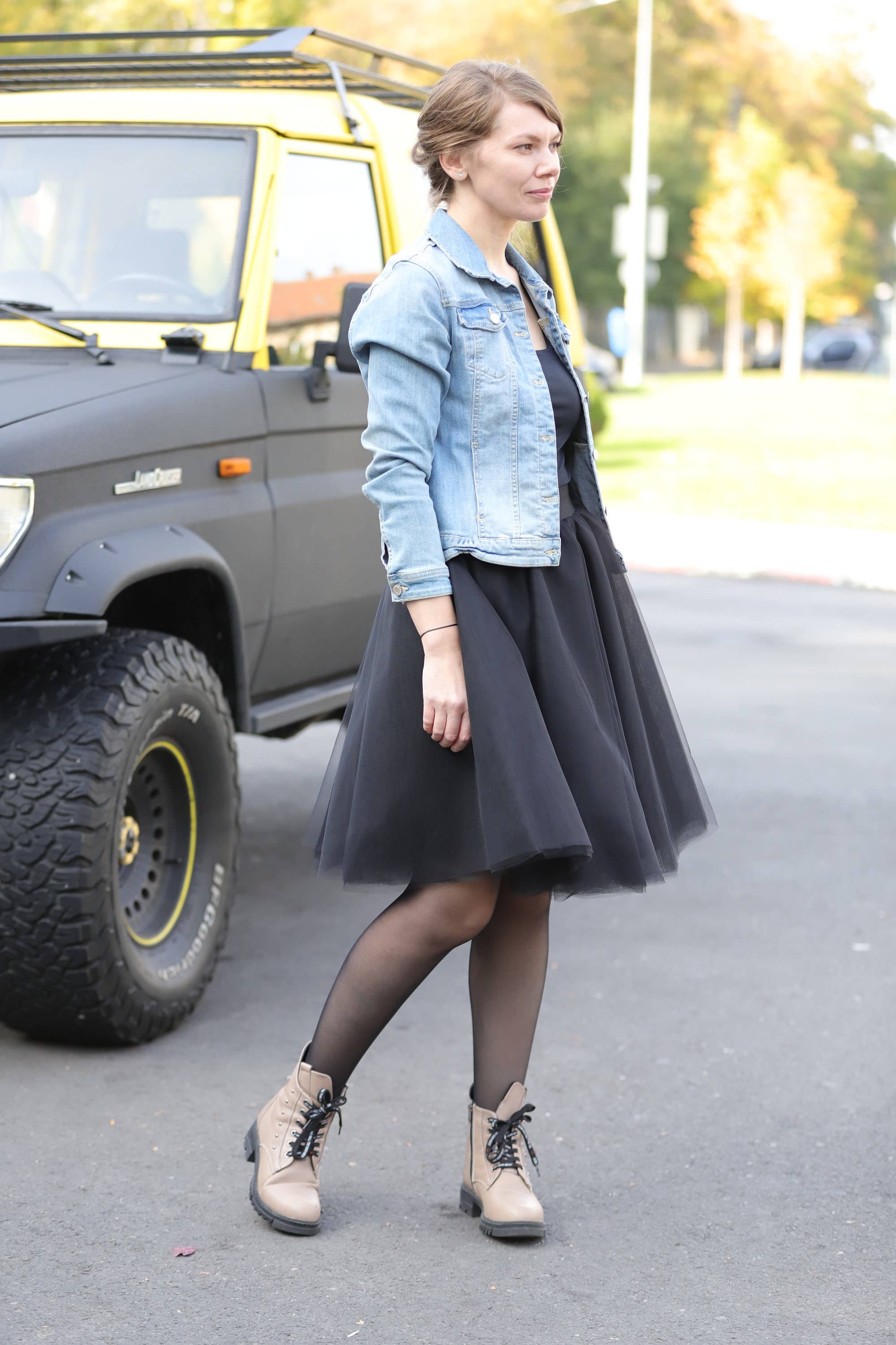 Dumpi Boutique - Wholesale Skirt - Women's - Woman Black 6 Layer Tulle Skirt1