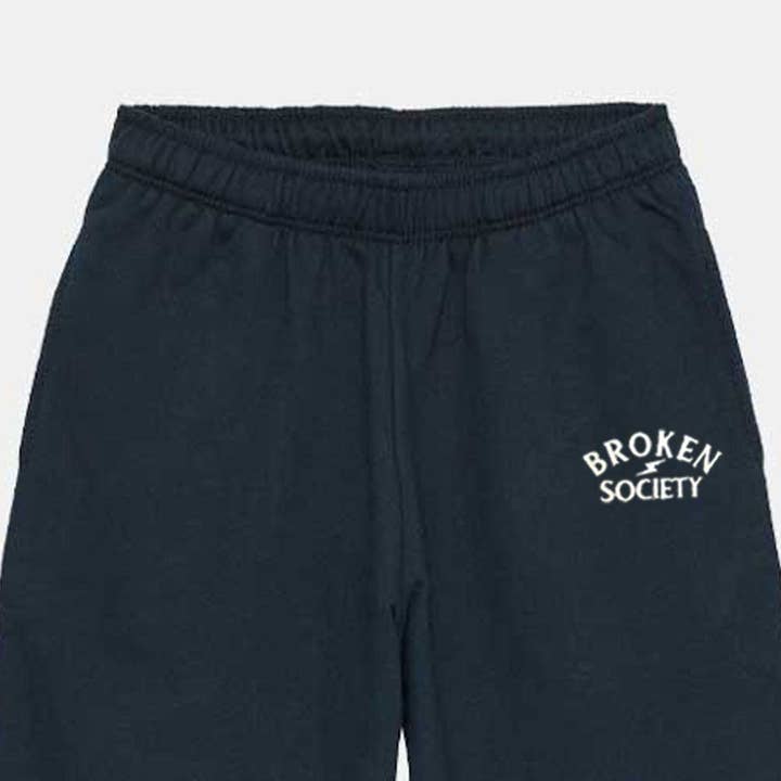 Broken Society Embroidered Joggers (Unisex) for wholesale by Broken Society