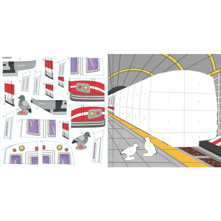 Peter Pauper Press - Wholesale Sticker - Kids & Baby - My First Color-By-Sticker Book -- Cars, Trucks, & Trains2