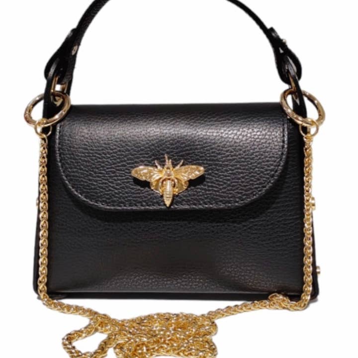 JIJOU CAPRI - Wholesale Crossbody bag β Women's - Maya Bumble Bee Leather Mini Crossbody Bag JIJOU CAPRI1